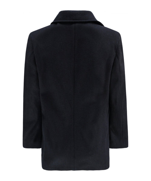 Peacoat Galion double breasted | Navy Blauw