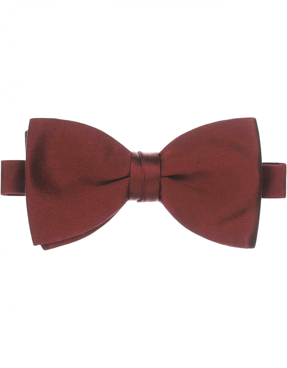 Elegante Seidenfliege | Bordeauxrot