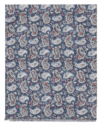 Sjaal Dubbel Zijde | Blauw