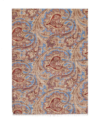 Sjaal Dubbel Zijde | Blauw