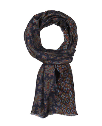 Sjaal Zijden | Blauw