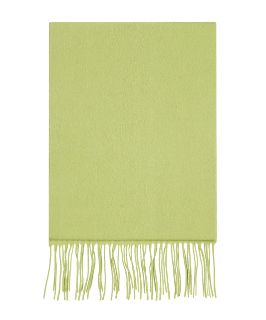 Uni Sjaal Lamswol | Lime Groen