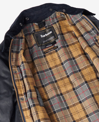 Waxed jacket Beaufort | Navy Blauw