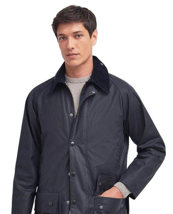 Waxed jacket Beaufort | Navy Blauw