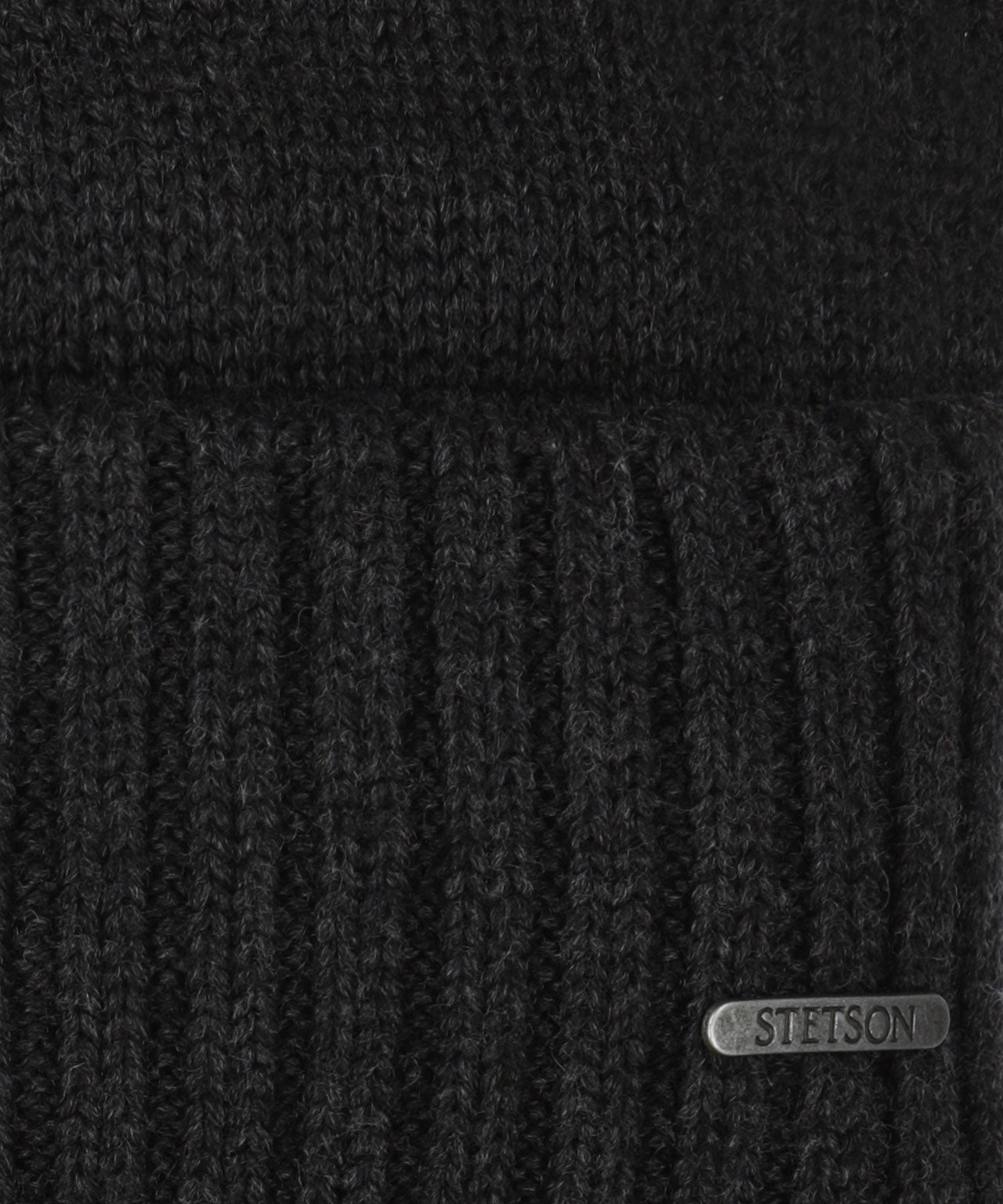 Stetson-Mütze Merino | Anthrazitgrau