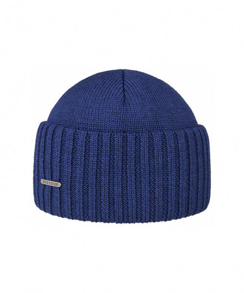 Stetson Beanie Merino | Blauw