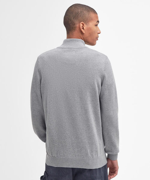 Barbour Cotton Half Zip Pullover | Grijs