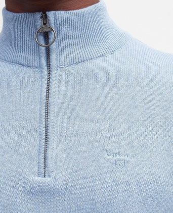 Barbour Cotton Half Zip Pullover | Blauw