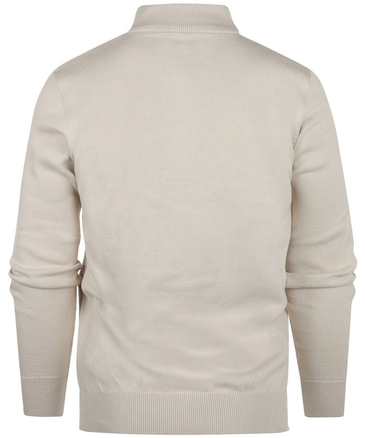 Cotton Half Zip | Mist