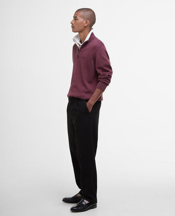 Barbour Cotton Half Zip Pullover | Rood