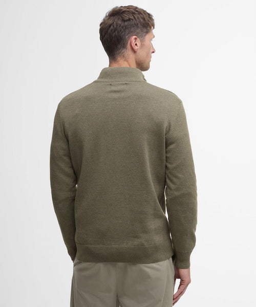 Barbour Cotton Half Zip Pullover | Groen