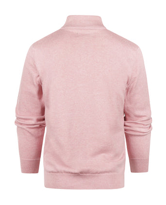 Barbour Cotton Half Zip Pullover | Roze