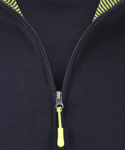 Rits Vest Creggan | Blauw