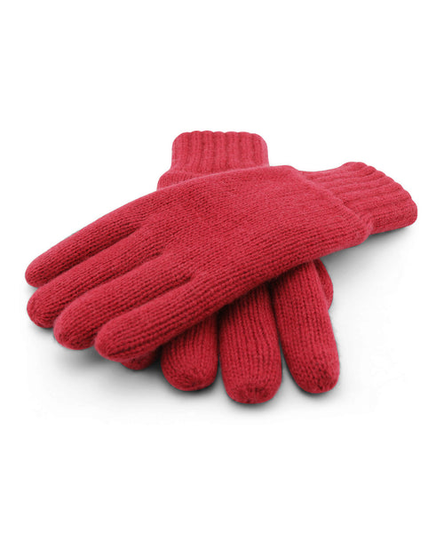 Warme Wolmix Handschoenen | Rood