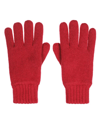 Warme Wolmix Handschoenen | Rood