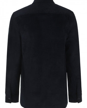 Overshirt corduroy | Navy Blauw