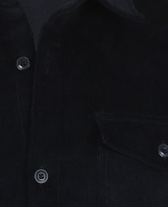 Overshirt corduroy | Navy Blauw