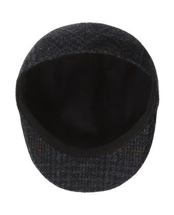 Cap Harris Tweed pet | Blauw