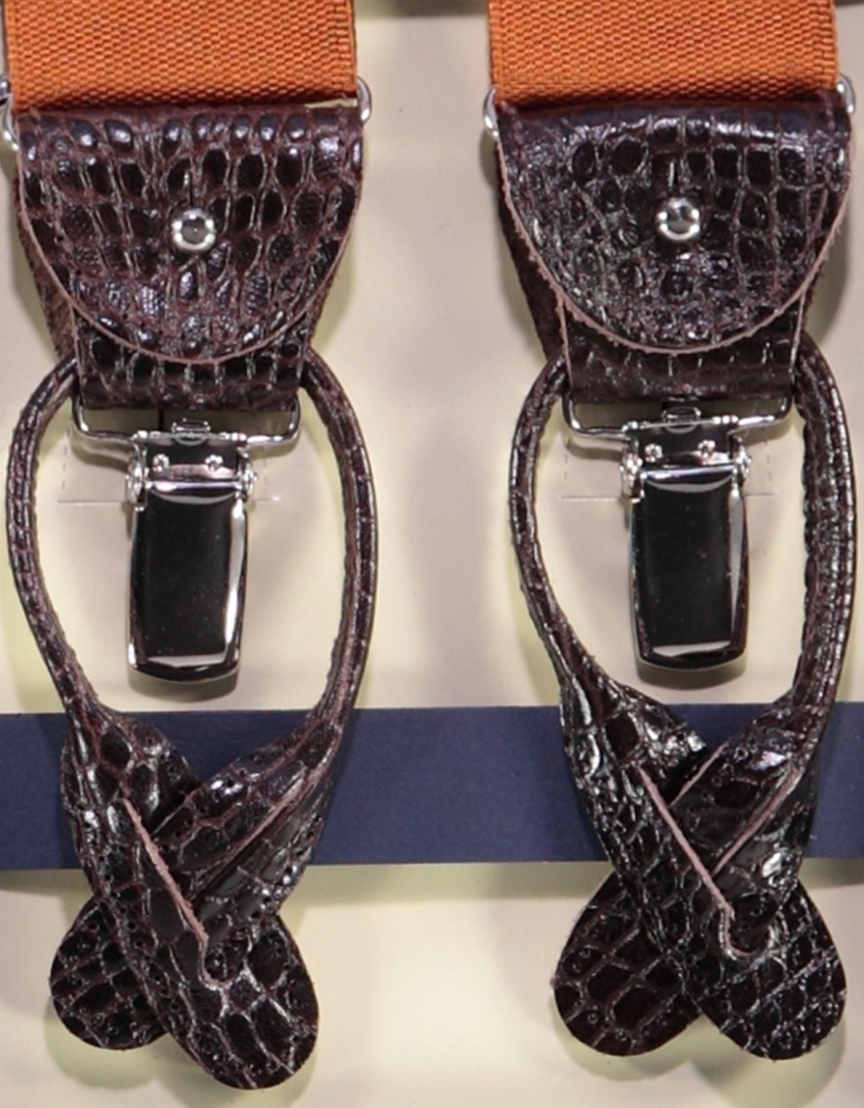 2-in-1-Zahnspange mit Clips und Riemen | Braun