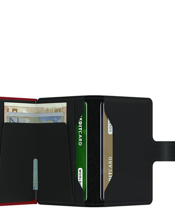 Secrid Miniwallet | Matte Black&Red