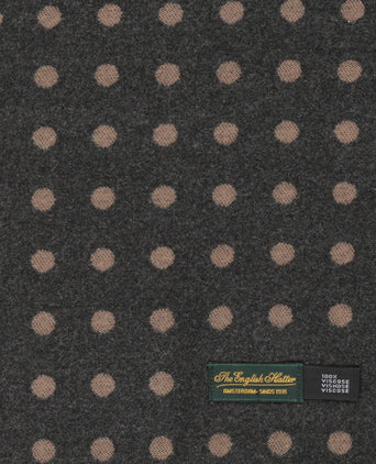 Viscose Sjaal met klassieke Print | Grijs