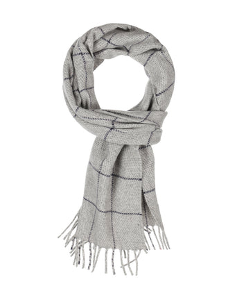 Sjaal Wol met Cashmere | Zwart