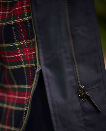 Lange jas Finchester | Navy Blauw