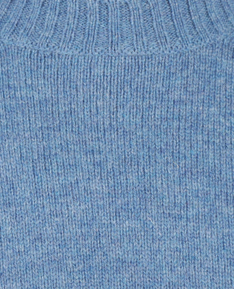 Alan Paine Shetland Pullover Ronde Hals | Blauw