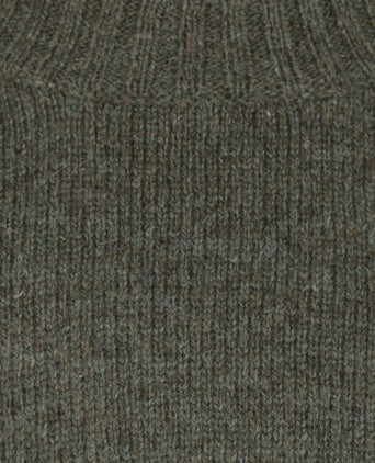 Alan Paine Shetland Pullover Ronde Hals | Groen