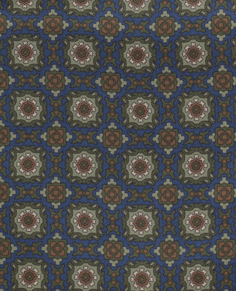 Sjaal Zijden en Wol | Blauw