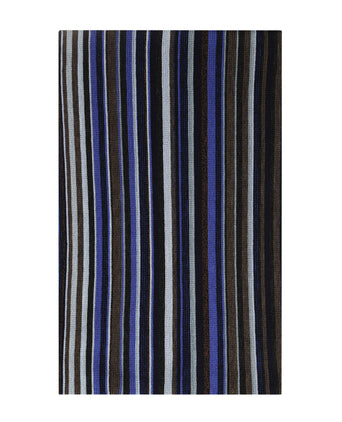 Sjaal wol gebreid 180x26 | Blauw