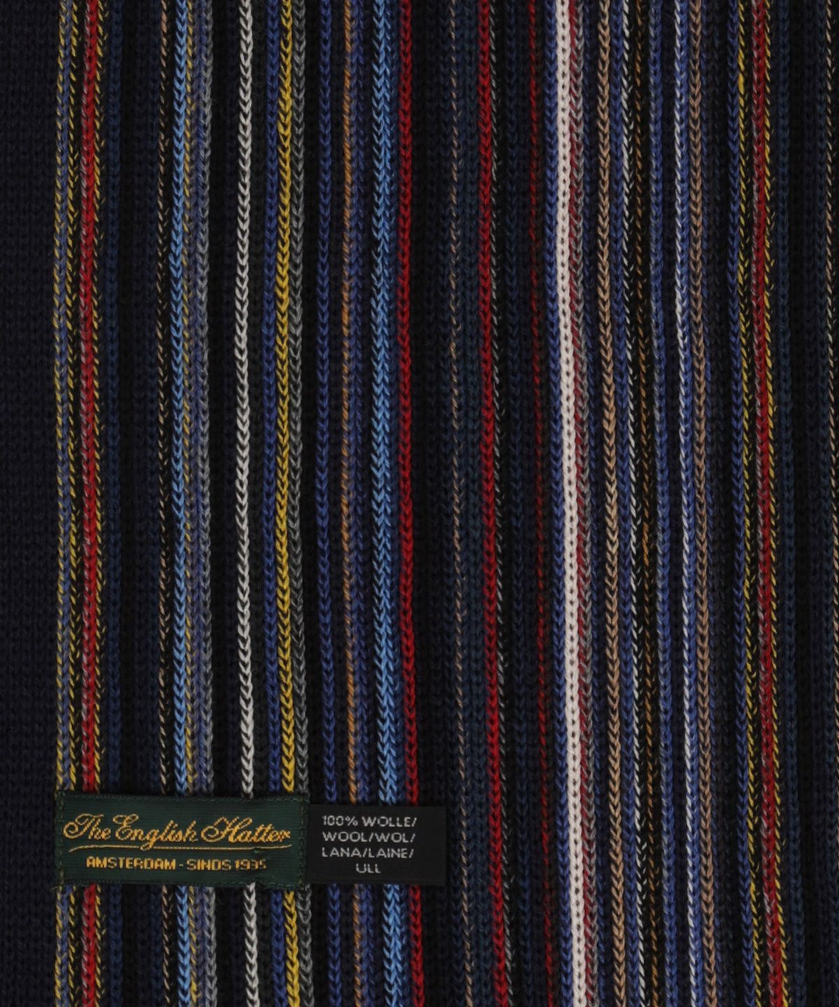 Wollstrickschal 180x26 | Blau