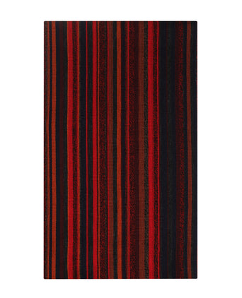 Sjaal wol gebreid 180x26 | Rood