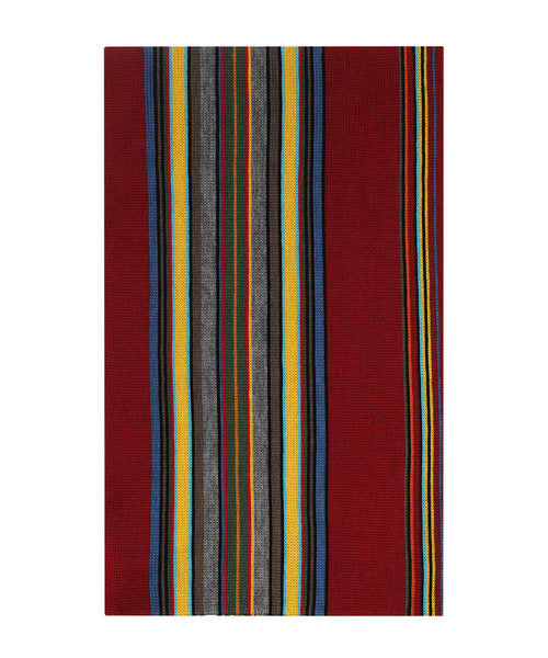 Sjaal wol gebreid 180x26 | Rood