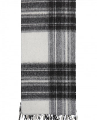 Sjaal lamswol 190x48 | Zwart