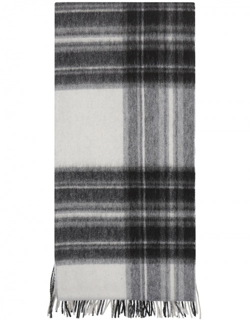 Sjaal lamswol 190x48 | Zwart