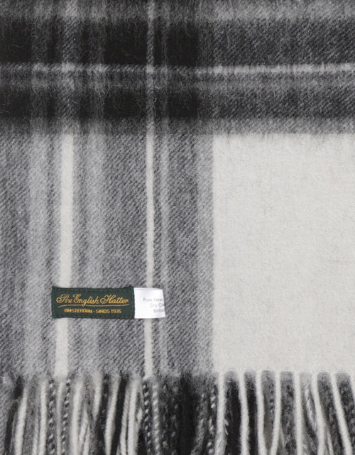 Sjaal lamswol 190x48 | Zwart