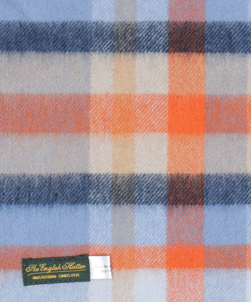 Sjaal lamswol 190x48 | Blauw