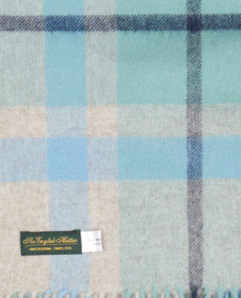 Sjaal lamswol 190x48 | Blauw