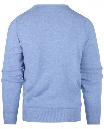 William Lockie Ronde Hals Lamswol Pullover | Surf