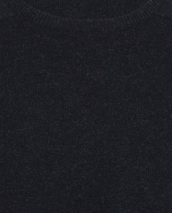William Lockie Ronde Hals Lamswol Pullover | Oxford Blue