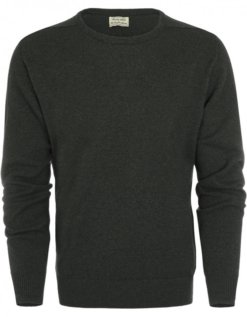 William Lockie Ronde Hals Lamswol Pullover | Seaweed