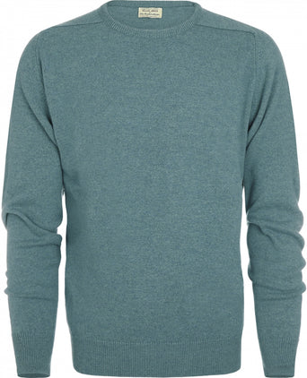 William Lockie Ronde Hals Lamswol Pullover | Caspian