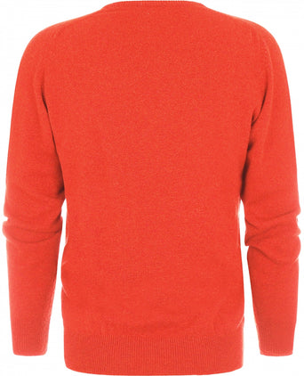 William Lockie Pullover Lamswol V-hals | Inferno