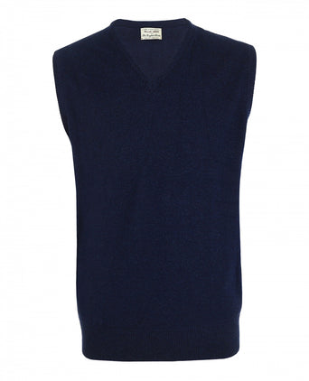 William Lockie Slipover Lamswol | Navy