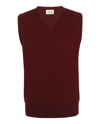 William Lockie Slipover Lamswol | Bordeaux