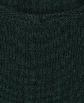 Pullover Lamswol ronde hals dutch fit | Tartan Green