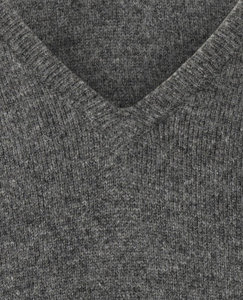 Pullover Lamswol dutch fit v-hals | Cliff