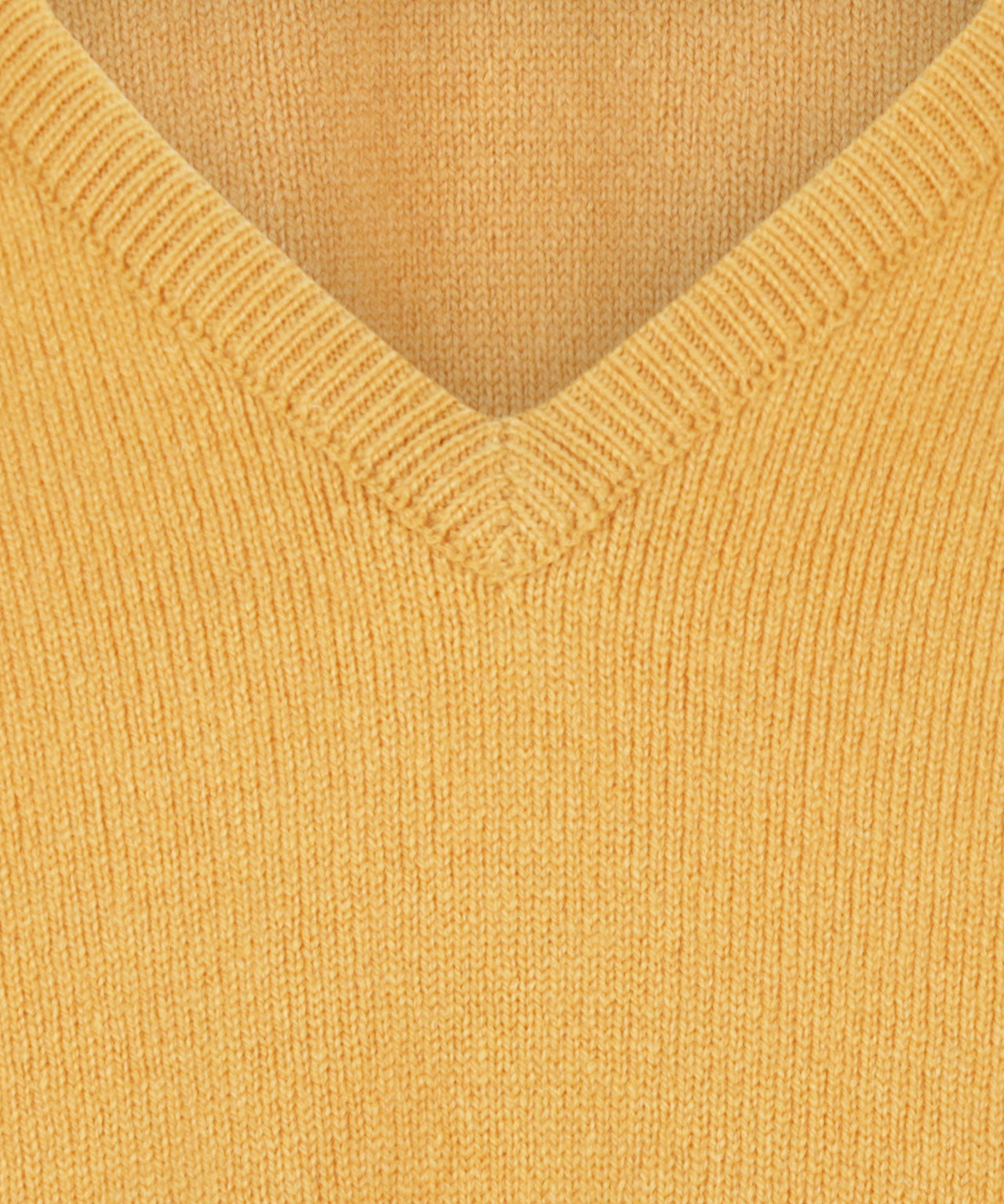 V-Hals Lamswol Dutch Fit | Harvest Gold
