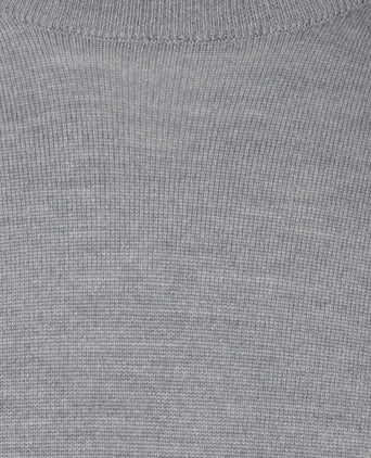 Pullover Merino wol ronde hals | Midden Grijs